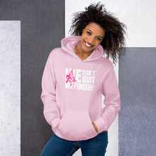 WE DON'T QUIT WE FINISH Breast Cancer Awareness Unisex Hoodie