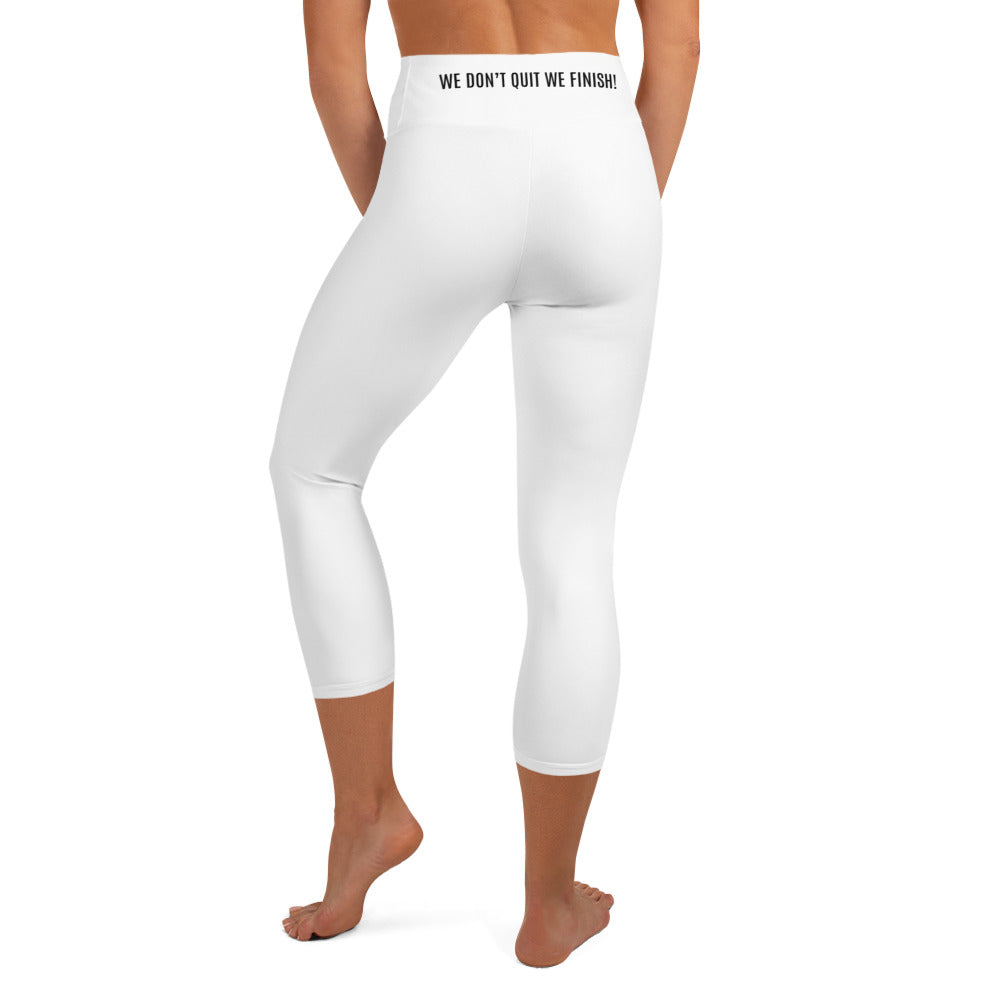 Women’s WE DON’T QUIT WE FINISH! Yoga Capri Leggings